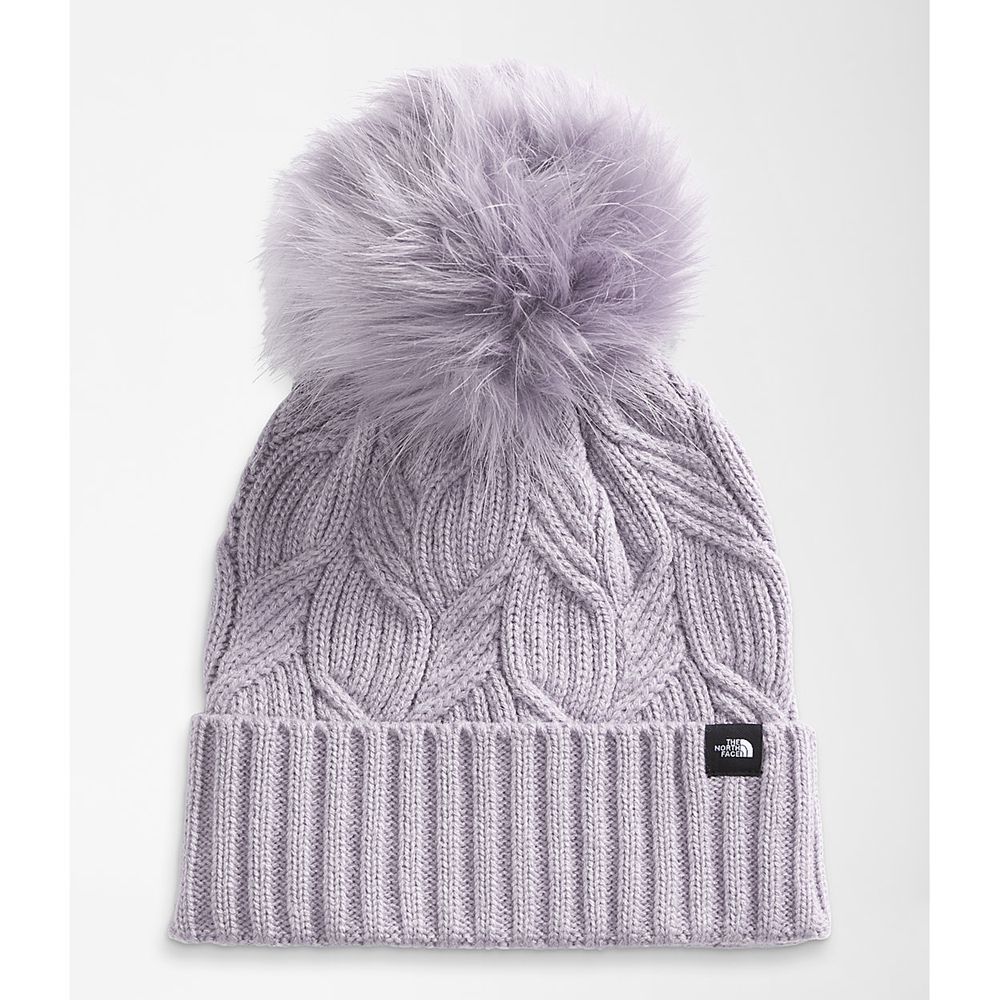 The North Face Beanies Womens Australia - The North Face Oh-Mega Fur Pom Grey (UQD-326041)